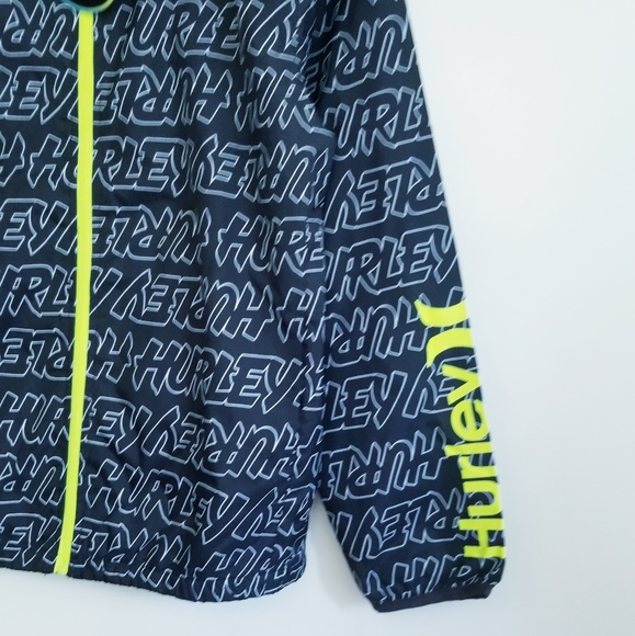 Hurley Water-Resistant Jacket Hoodie Windbreaker Jacket NEW Size XL 13-15 Years - Picture 8 of 16